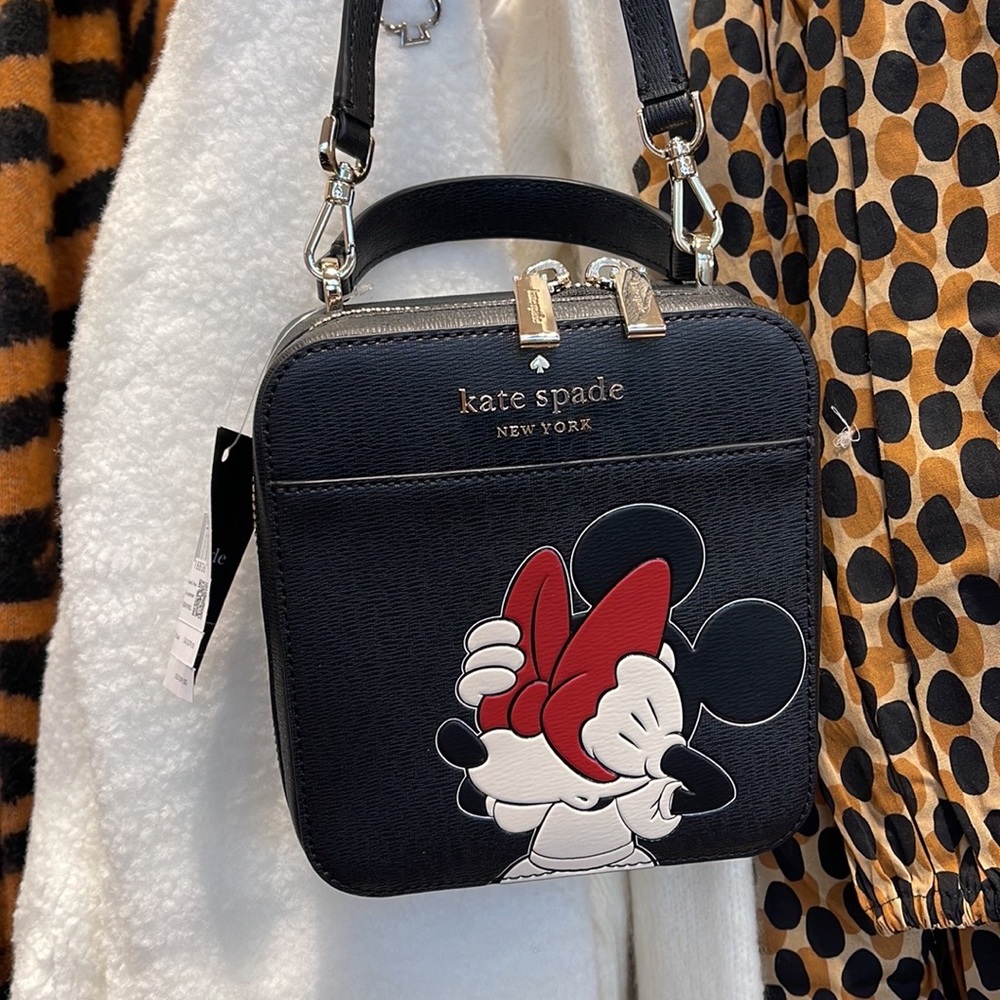 Kate Spade Disney X Kate Spade New York Minnie Mouse Daisy Vanity Crossbody Bag - Picture 11 of 16